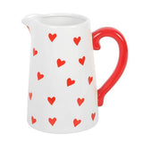 Something Different Heart Ceramic Flower Jug