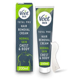 Veet Men Hair Removal Cream Chest & Body Normal Skin 200ml