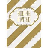 Unique Party Birthday Invitations (Pack of 8)