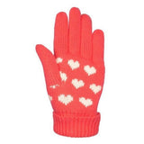 Trespass Girls Mary Hearts Gloves (5-7 Years)