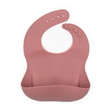 BLW Essentials - Silicone Bib - Dusty Rose