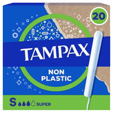 Tampax Super Tampons with Cardboard Applicator 20 Count