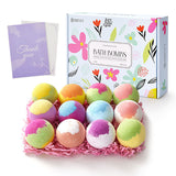 Livingandhome 12Pcs Three-Layered Bath Bombs Gift Set