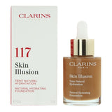 Clarins Skin Illusion Natural Hydrating Foundation 30ml - 117 Hazelnut
