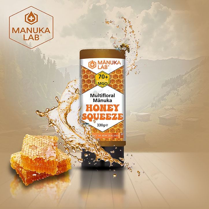 Manuka Lab Multifloral Manuka Honey Squeeze MGO 70 330g