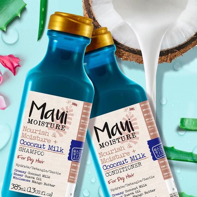 Maui Moisture Nourish &amp;amp; Moisture+ Coconut Milk Shampoo   385ml