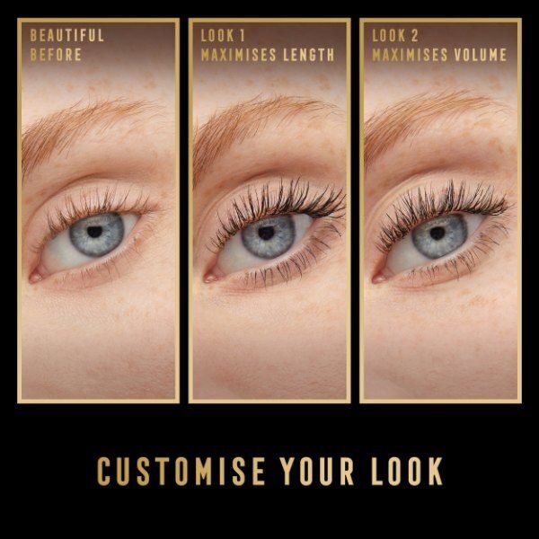 Max Factor Masterpiece 2 In 1 Lash Wow Mascara, Black