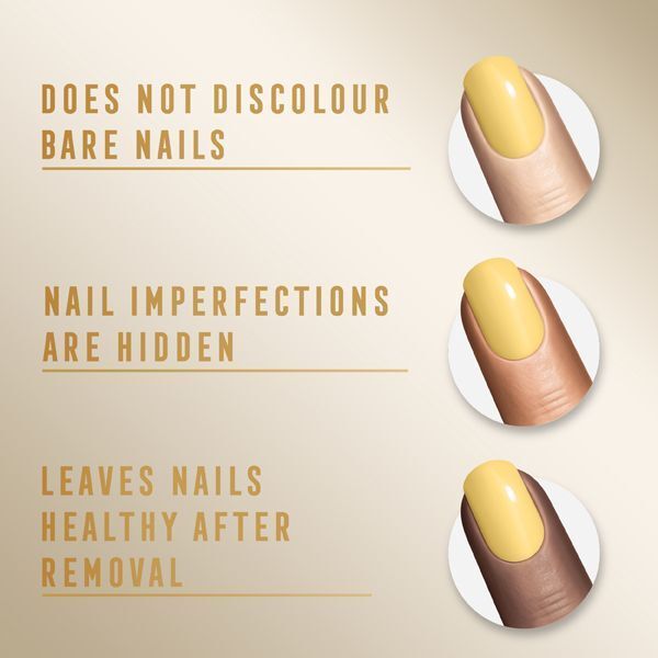 Max Factor Miracle Pure Nail Polish 500 Lemon Tea