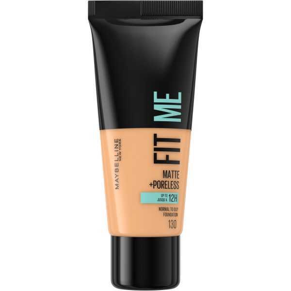 Maybelline Fit Me Matte &amp;amp; Poreless Foundation 105 Nat Ivory Buff Beige 130