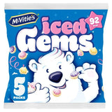 McVitie's Iced Gems Multipack Biscuits   5 per pack