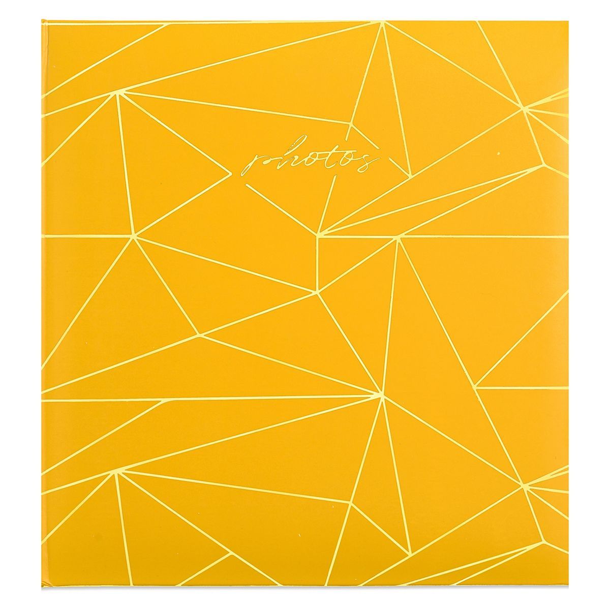 Memo Mustard &amp;amp; Gold Geometric Photo Album 6x4 - 140 Photos