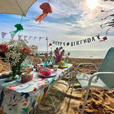 Mermaid Happy Birthday Garland