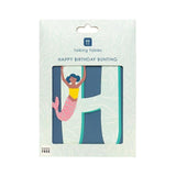 Mermaid Happy Birthday Garland