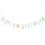 Mermaid Happy Birthday Garland