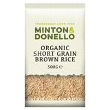 Mintons Good Food Organic Short Grain Brown Rice   1kg