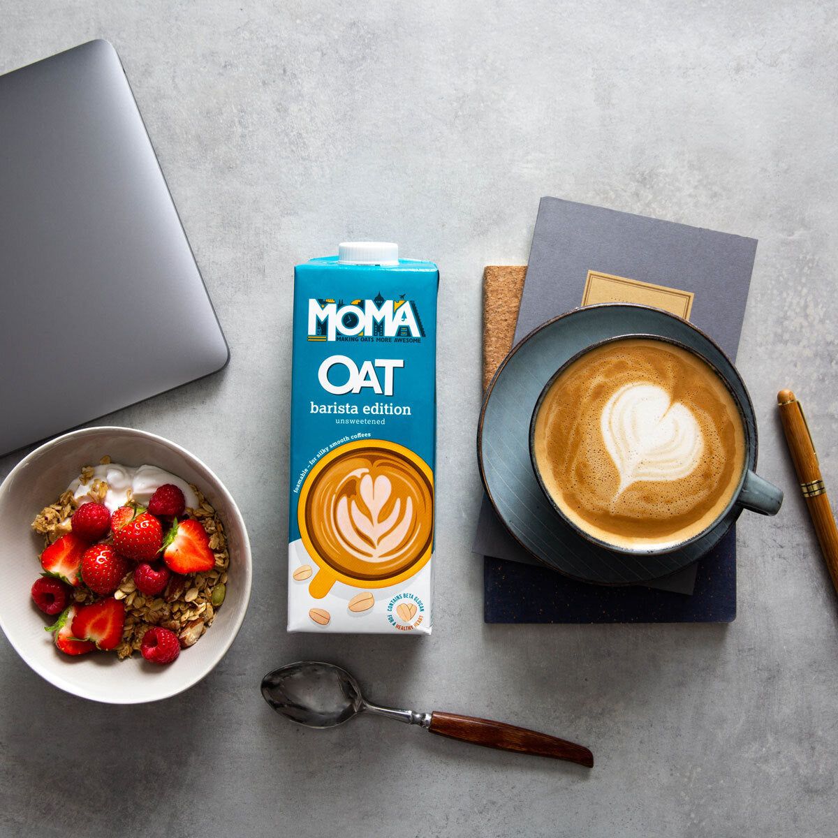 Moma Oat Drink Barista Edition, 6 x 1L