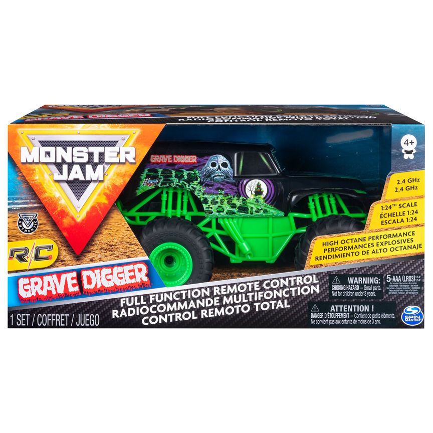 Monster Jam 1 to 24 Grave Digger&amp;nbsp;RC Truck