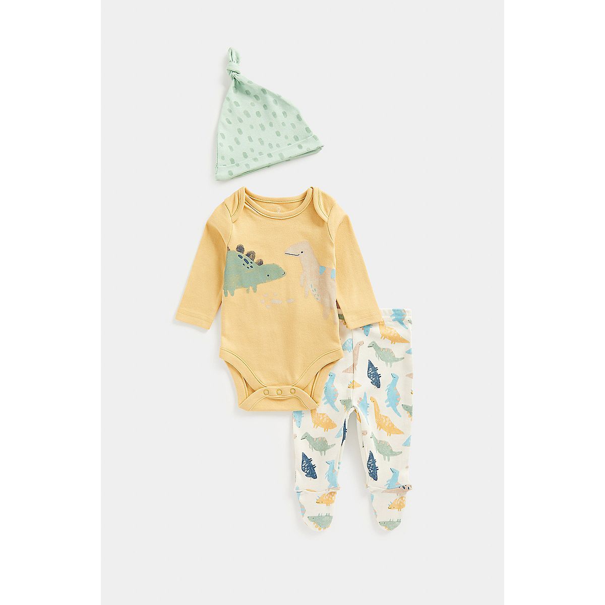 Mothercare Dinosaur 3-Piece Baby Outfit Set