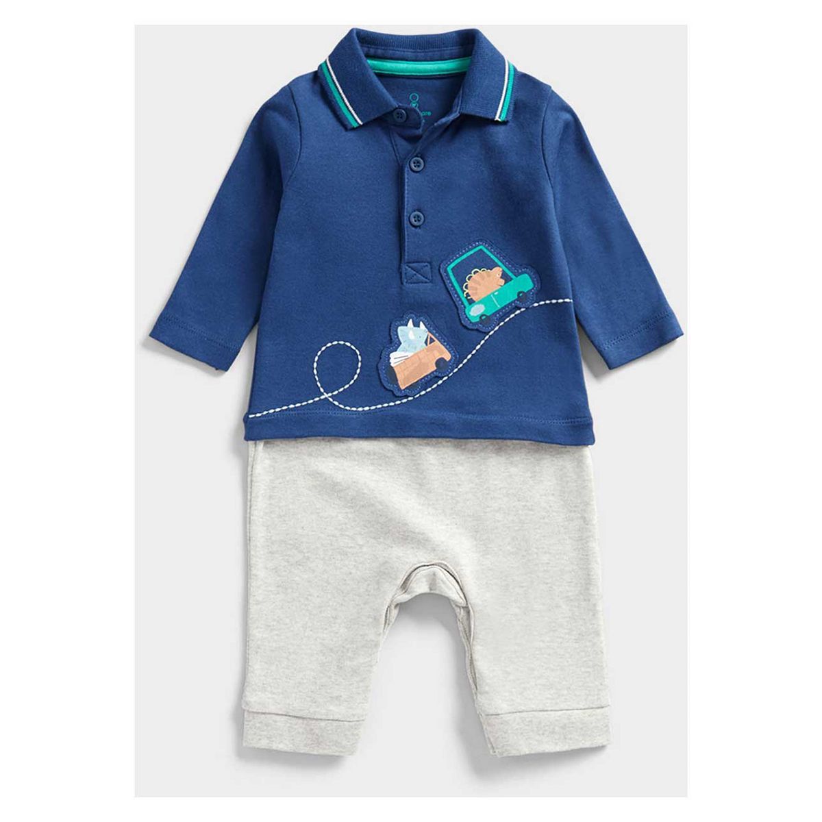 Mothercare Dinosaur Mock All-in-One