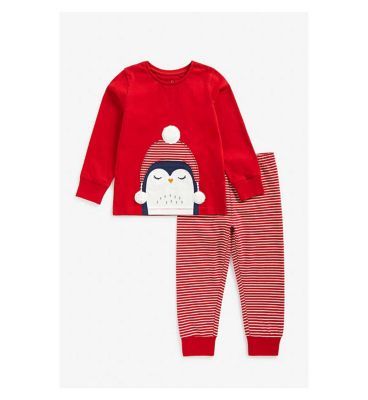 Mothercare Festive Penguin Pyjamas