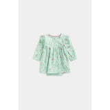 Mothercare Green Floral Romper Dress