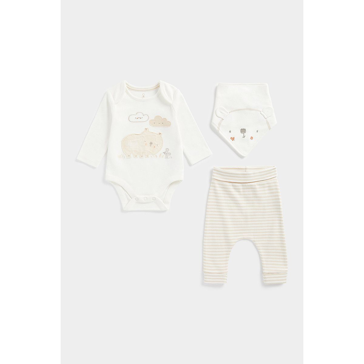Mothercare My First Bear and Mouse 3-Piece Set