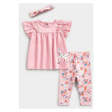 Mothercare Top, Leggings and Headband Set