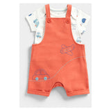 Mothercare Transport Bibshorts and Bodysuit Set