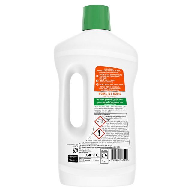 Mr Muscle Biodegradable Drain Unclogger   750ml
