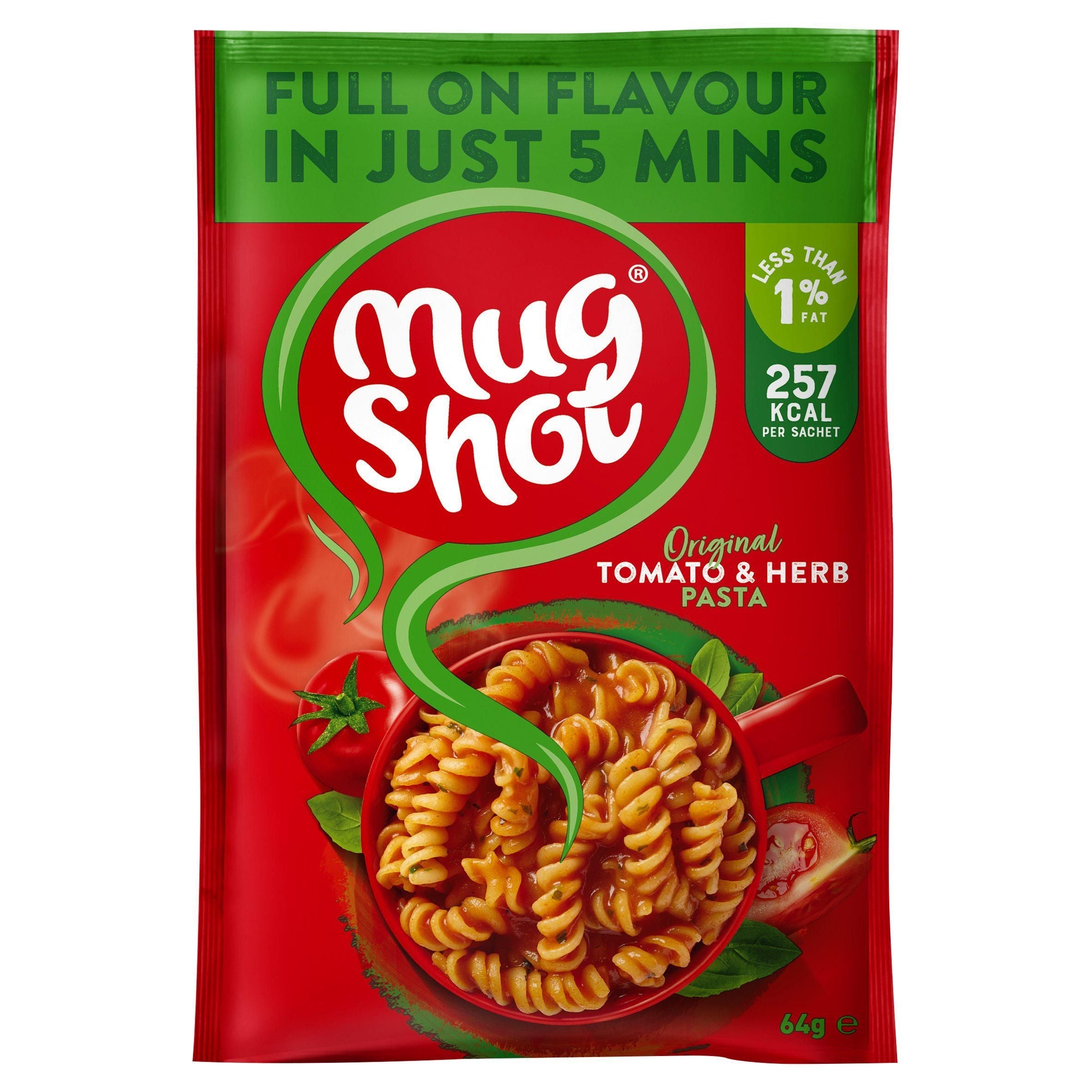 Mug Shot Pasta Tomato &amp;amp; Herb 64g