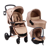 My Babiie Dreamiie MB200+ Travel System - Mocha Monogram