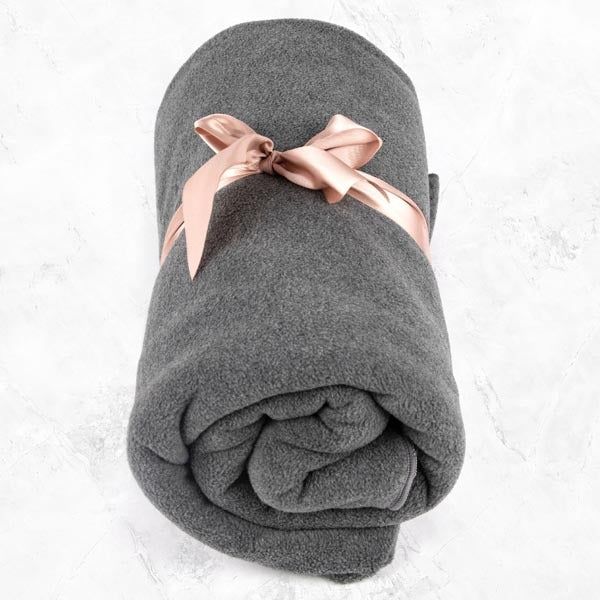 Myga Fleece Yoga Blanket - Grey