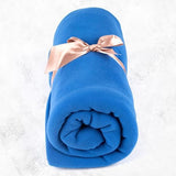 Myga Fleece Yoga Blanket - Grey Blue