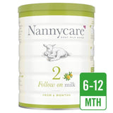 Nannycare 2 Follow on Goat Milk based Powder 6 mths+   900g
