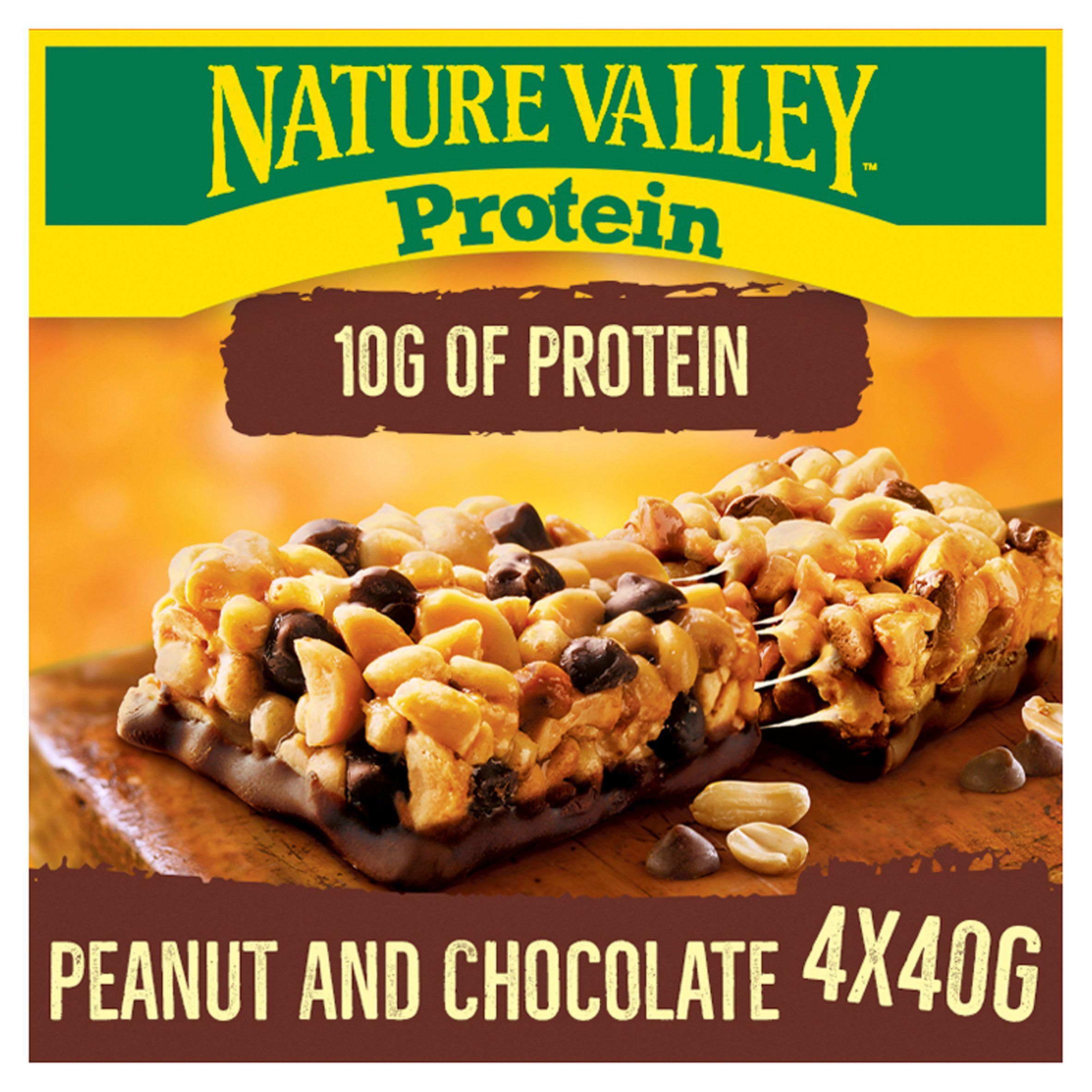 Nature Valley Protein Peanut &amp;amp; Chocolate Cereal Bars 4x42g
