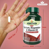 Natures Aid Calcium Magnesium &amp;amp; Vitamin D3 Tablets    90 per pack