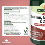 Natures Aid Calcium Magnesium &amp;amp; Zinc Supplement Tablets   90 per pack