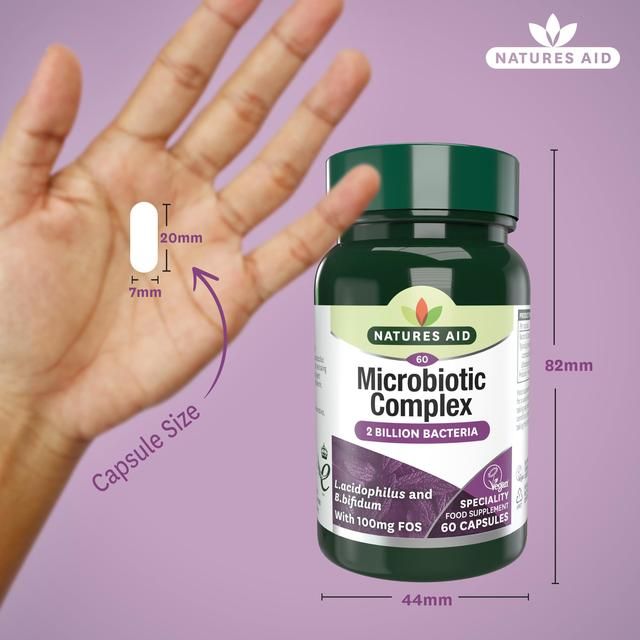Natures Aid Probiotic Complex Supplement Capsules    60 per pack