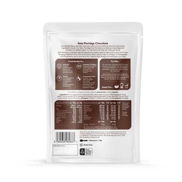 Naturya Keto Breakfast Porridge Chocolate   300g