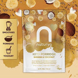 Naturya Keto Porridge Banana &amp;amp; Coconut 300g