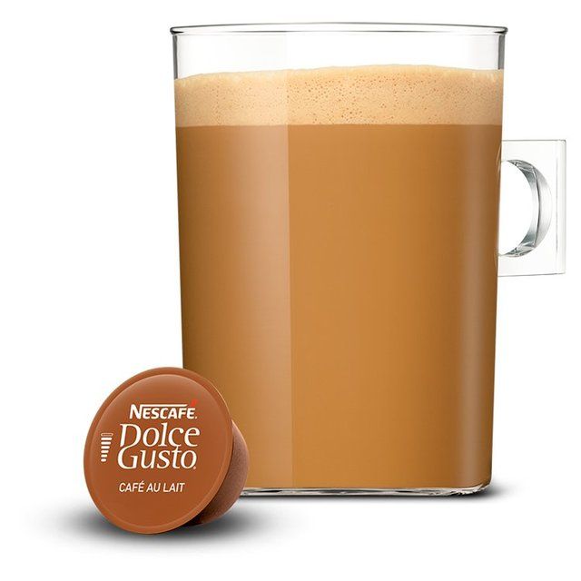 Nescafe Dolce Gusto Cafe Au Lait Pods   16 per pack