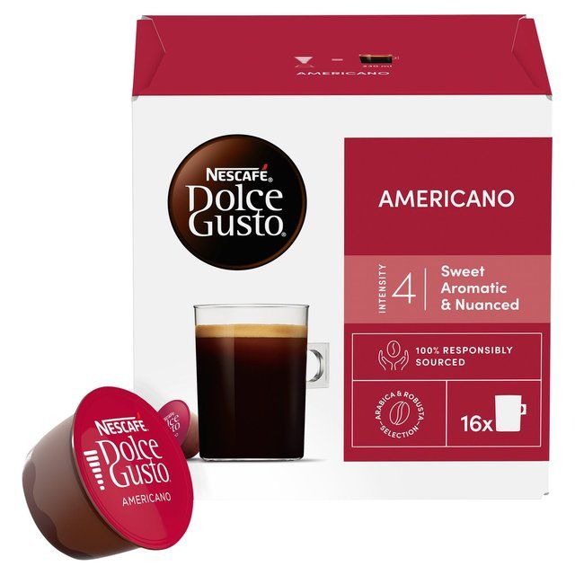 Nescafe Dolce Gusto Caffe Americano Pods   16 per pack