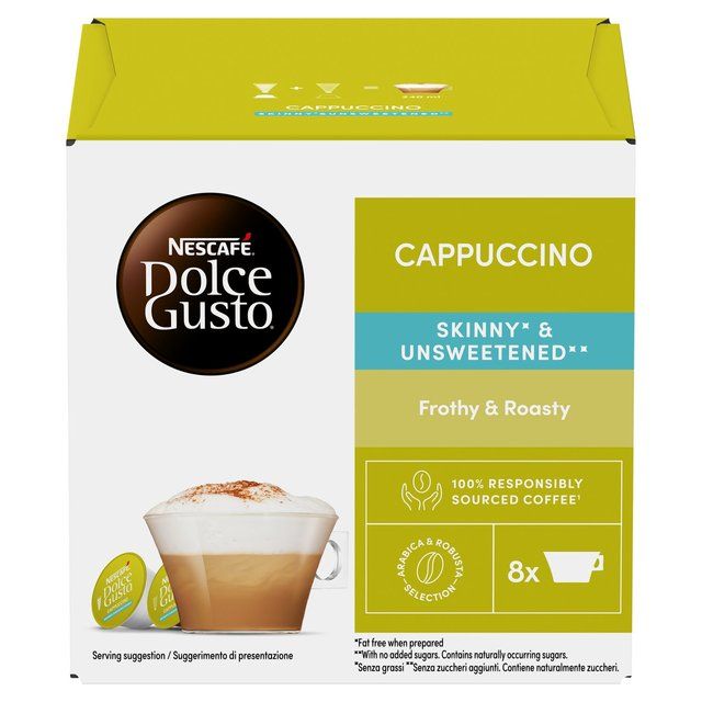 Nescafe Dolce Gusto Skinny Cappuccino Pods   8 per pack