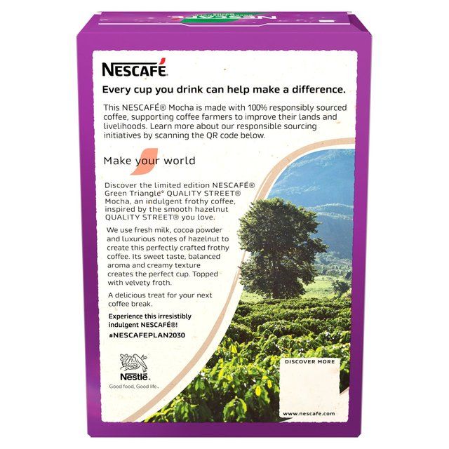Nescafe Green Triangle Quality Street Mocha   7 x 19g