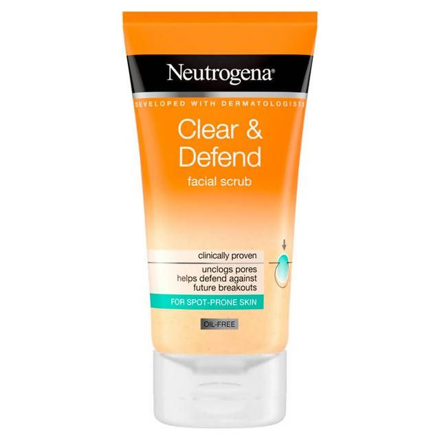 Neutrogena&amp;reg; Clear &amp;amp; Defend Facial Scrub 150ml