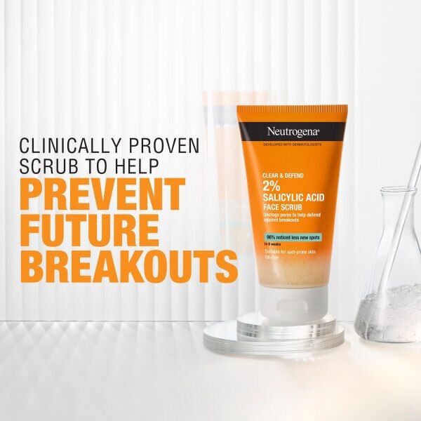 Neutrogena&amp;reg; Clear &amp;amp; Defend Facial Scrub 150ml