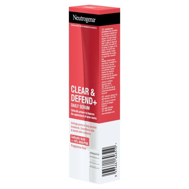 Neutrogena Clear &amp;amp; Defend Serum   30ml