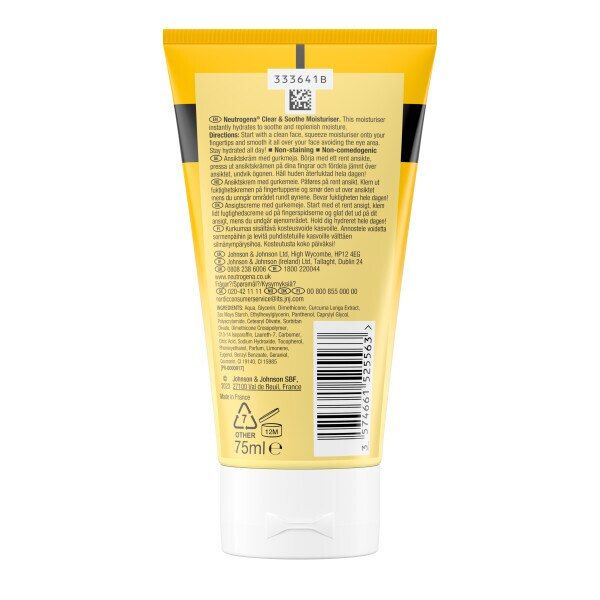 Neutrogena Clear &amp;amp; Soothe Moisturiser 75ml