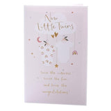 New Baby Twins Congratulations Card