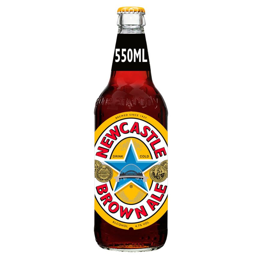 Newcastle Brown Ale Beer Bottle